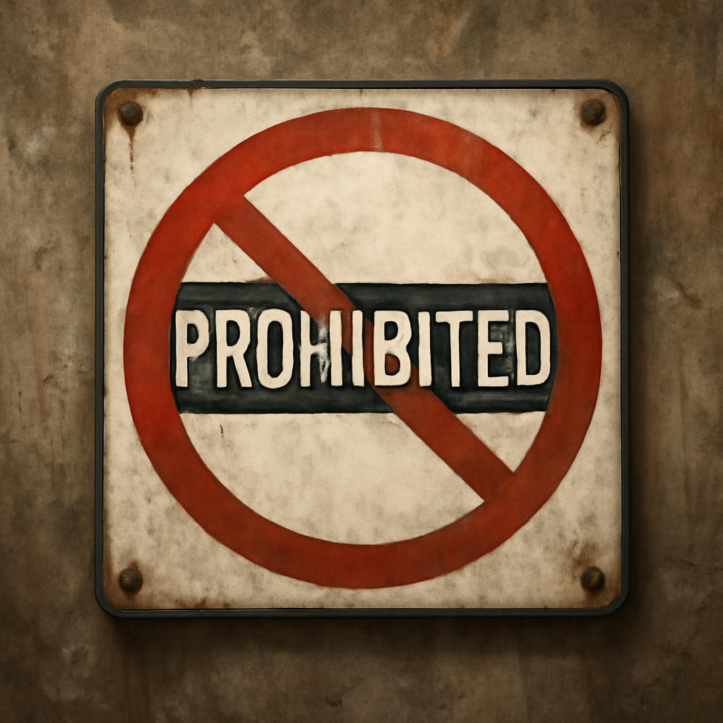 Prohibited illustration