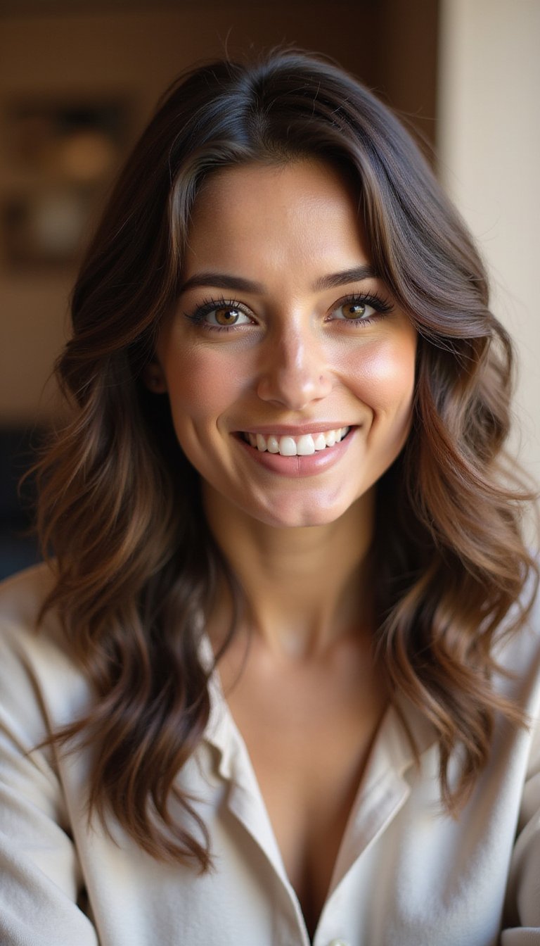 Side-Swept Curls Pinned To One Side