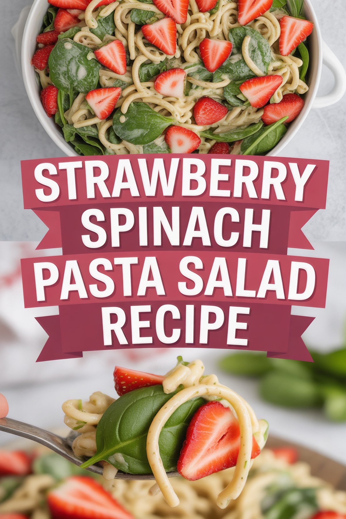 Strawberry Spinach Pasta Salad Recipe recipe idea in stylish layout