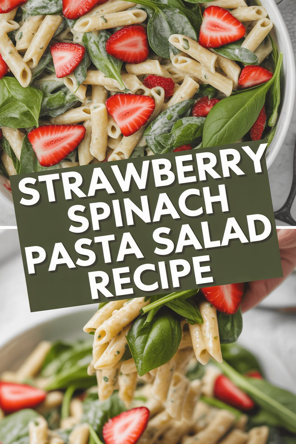 Strawberry Spinach Pasta Salad Recipe recipe idea in stylish layout