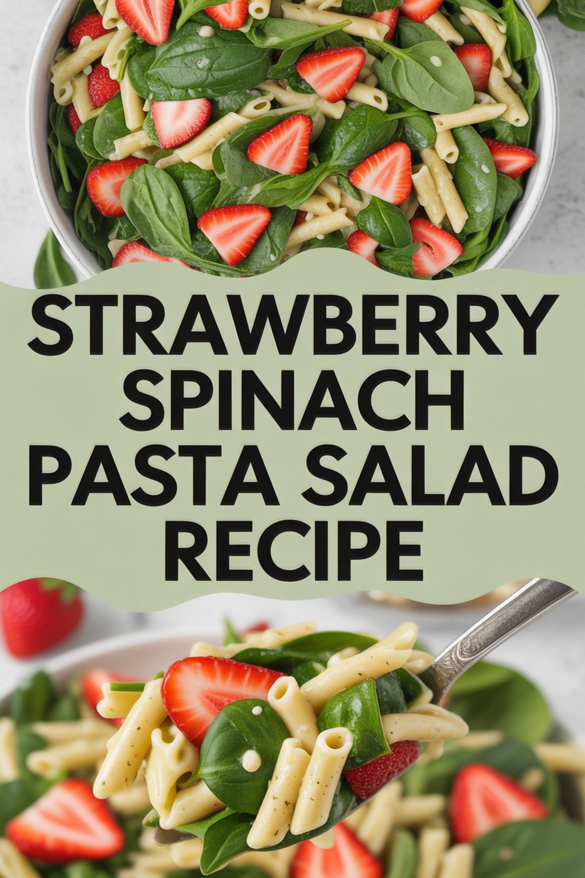 Strawberry Spinach Pasta Salad Recipe recipe idea in stylish layout